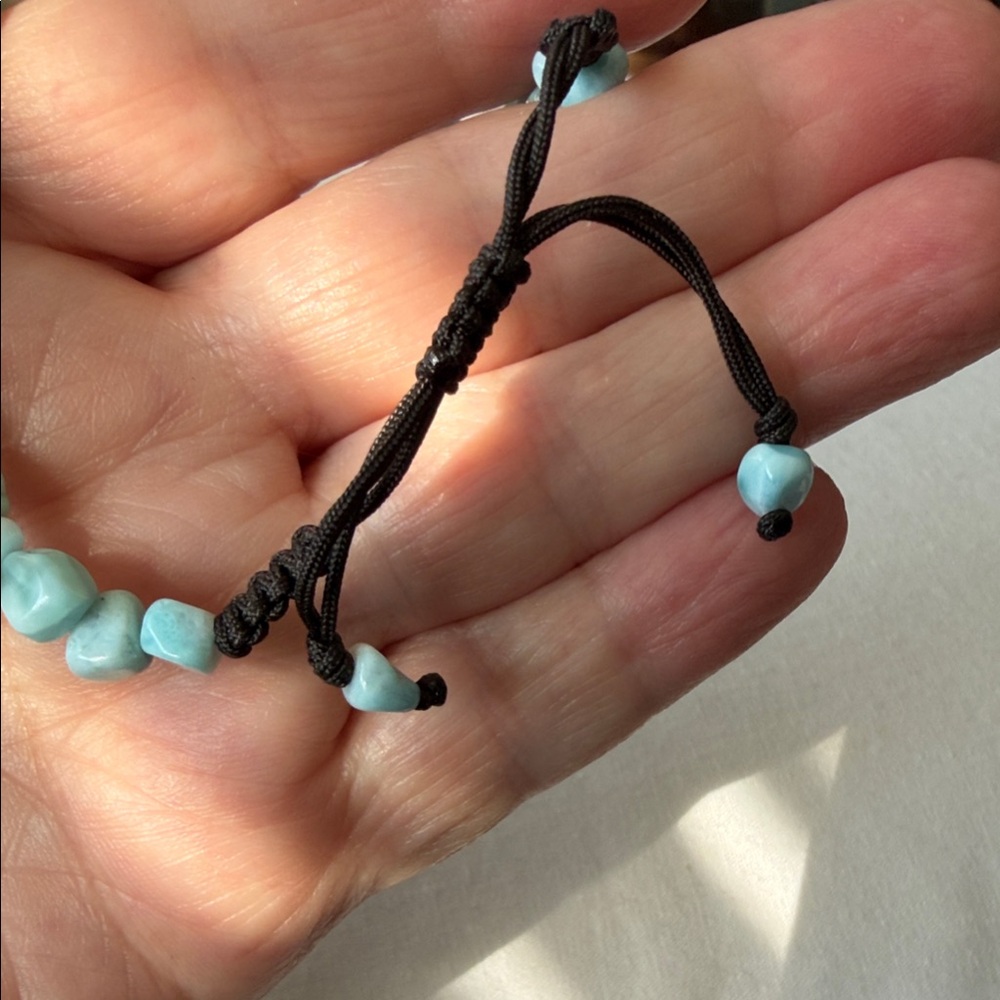 Marahlago Larimar beaded bracelet - Picture 3 of 5